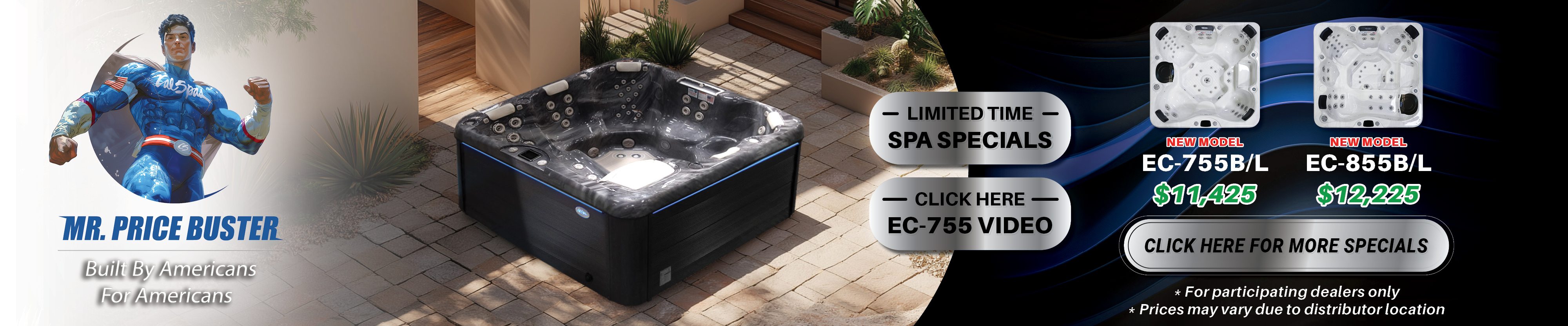 Calspas hot tub being used in a family setting - Hazel Green